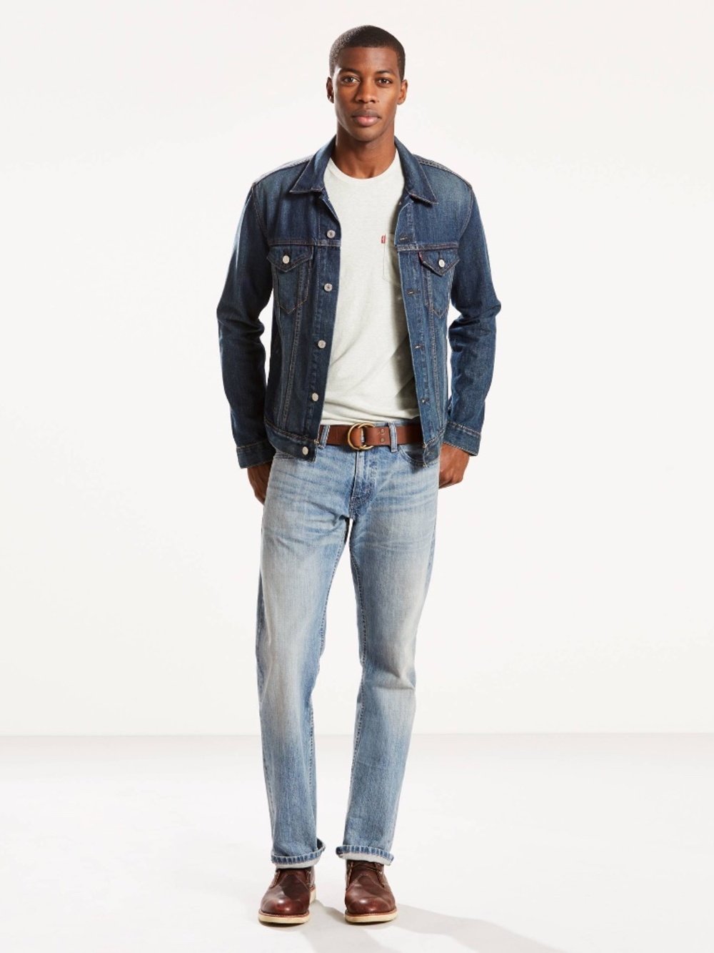 Levi's 514 36x34. Light Blue Wash.